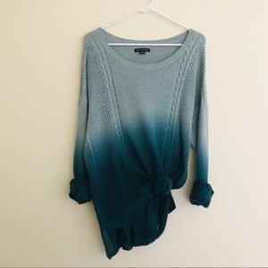 Blue ombré sweater